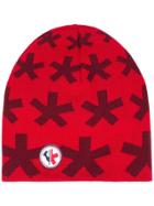 Rossignol Intarsia Knit Logo Beanie - Red