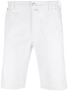 Jacob Cohen Bermuda Shorts, Men's, Size: 34, White, Cotton/spandex/elastane