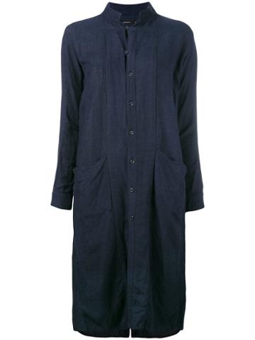 Klasica Pocket Detail Shirt Dress - Blue
