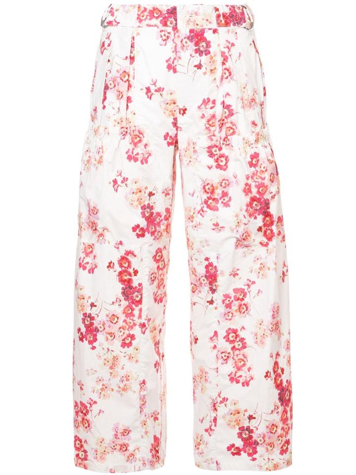 Jill Stuart Jamie Cropped Trousers - White