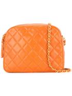 Chanel Vintage Quilted Cc Shoulder Bag - Yellow & Orange