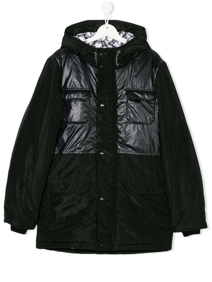 Msgm Kids Padded Jacket - Black