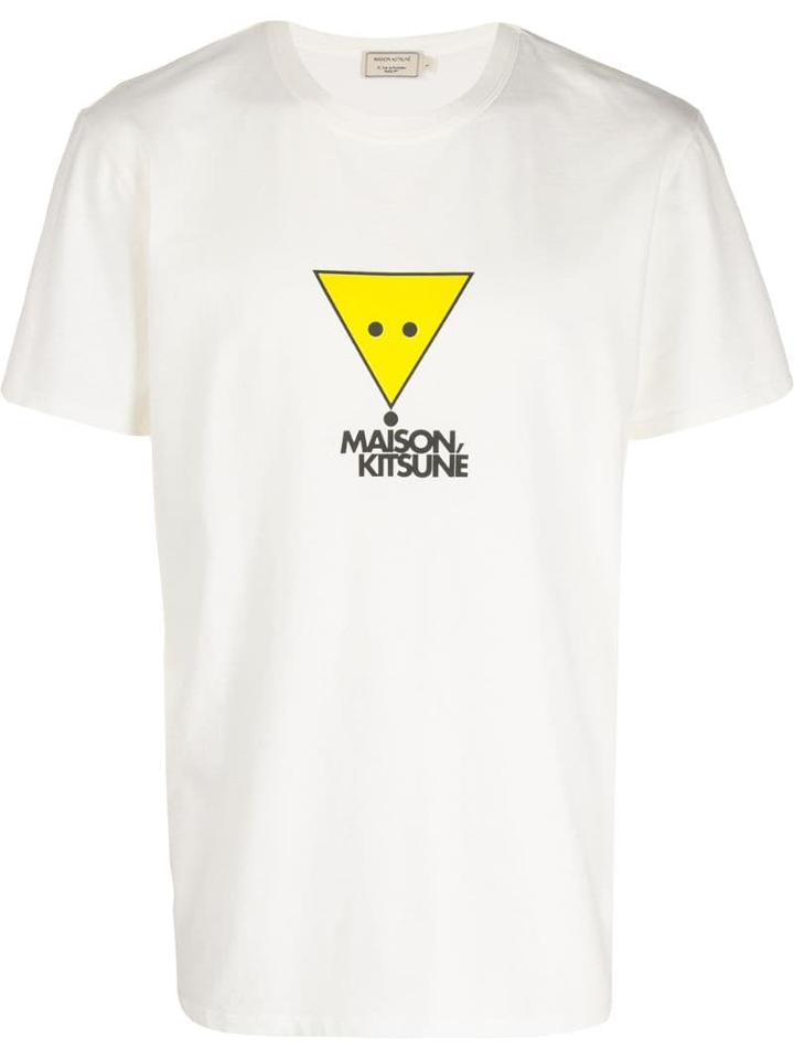 Maison Kitsuné Triangle Fox T-shirt - White