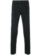 Entre Amis Tapered Chino Trousers - Black