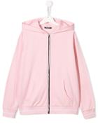 Balmain Kids Metallic Logo Hoodie - Pink