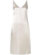 Golden Goose Deluxe Brand - Slip Dress - Women - Acetate - M, Pink/purple, Acetate