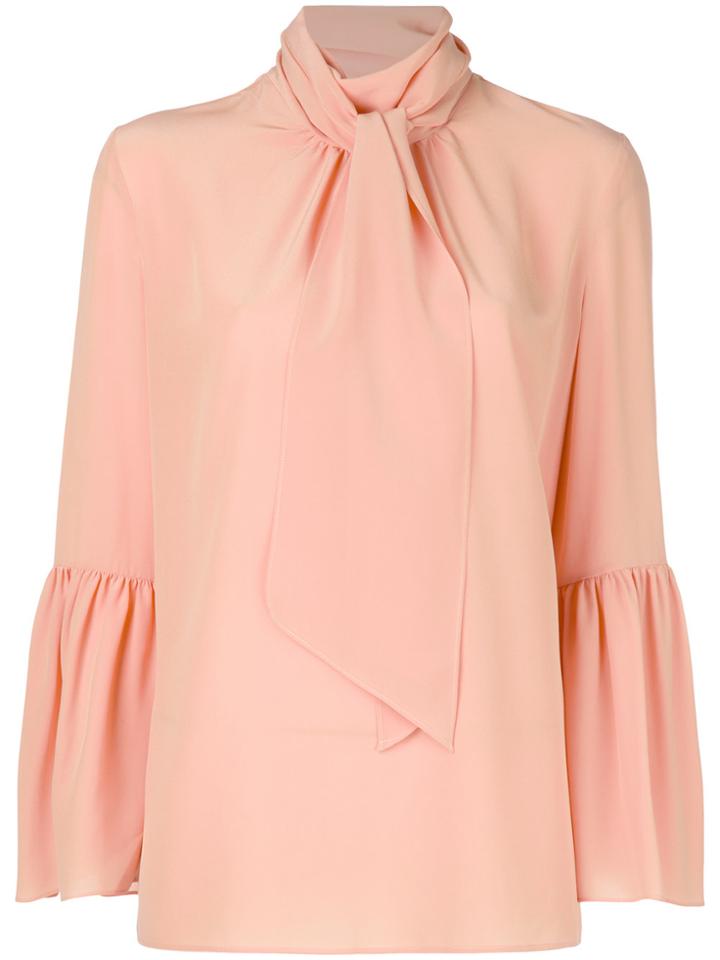 Fendi Flared Sleeve Blouse - Pink & Purple