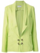 Olympiah Bryone Plunge Blazer - Green