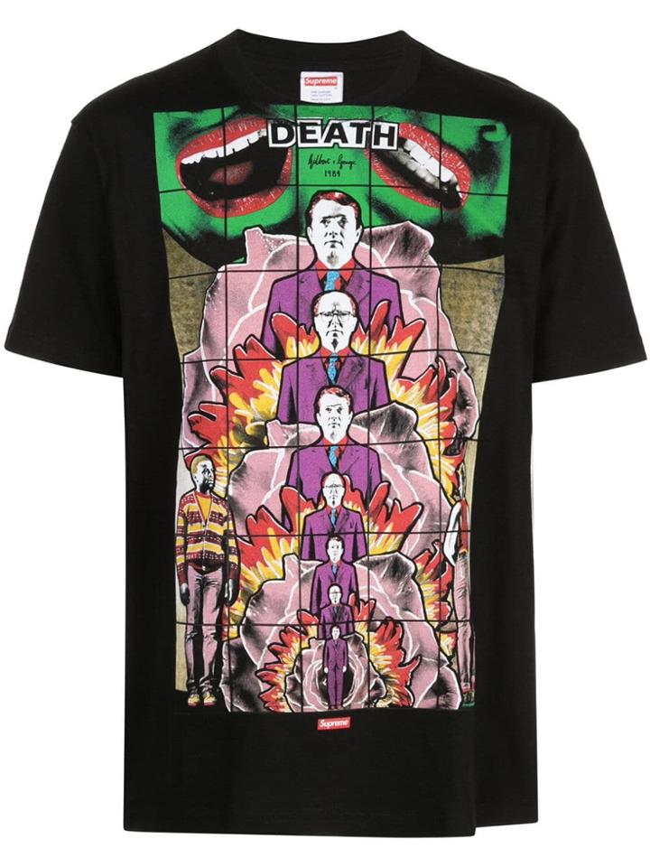 Supreme Gilbert & George Death T-shirt - Black