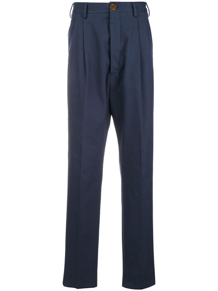 Vivienne Westwood Classic Straight Trousers - Blue