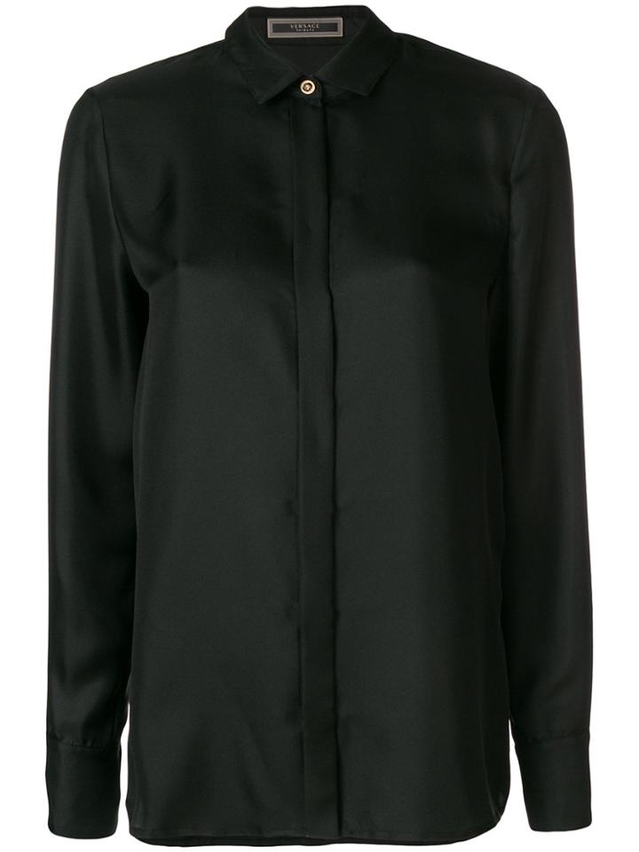 Versace Classic Fit Blouse - Black