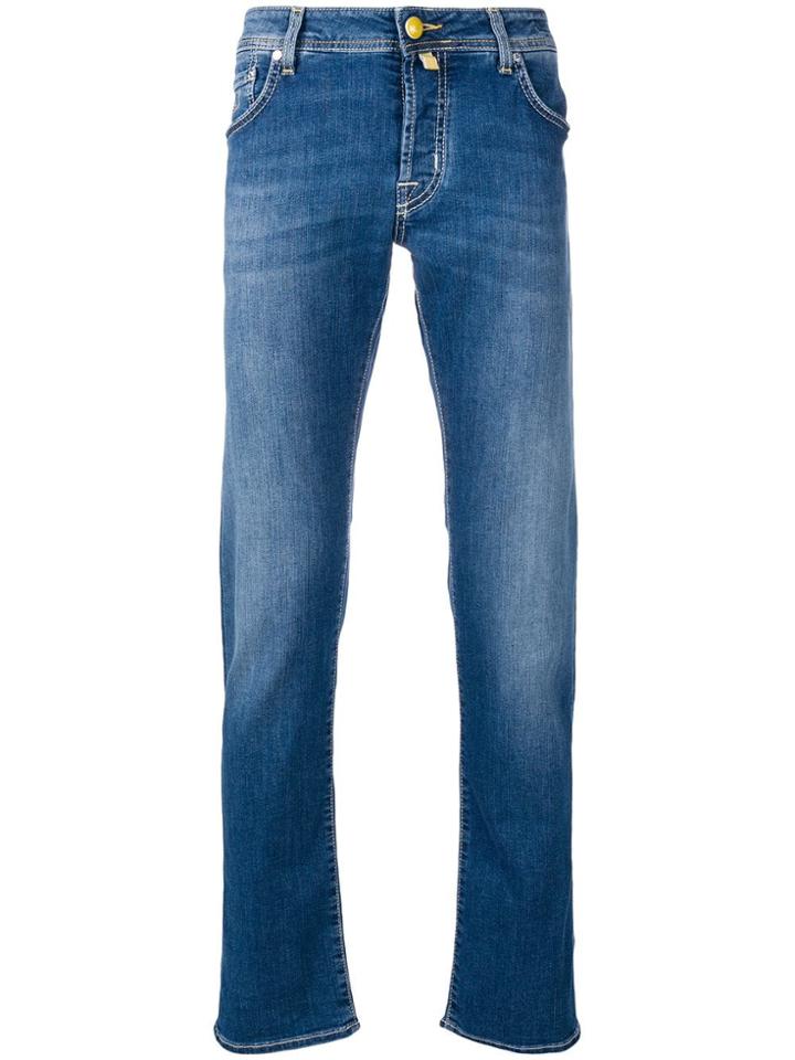 Jacob Cohen Low Rise Regular Trousers - Blue