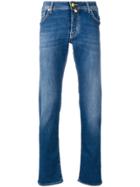 Jacob Cohen Low Rise Regular Trousers - Blue