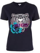 Kenzo Logo Patch T-shirt - Blue