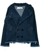 Marques'almeida Oversized Denim Jacket - Blue