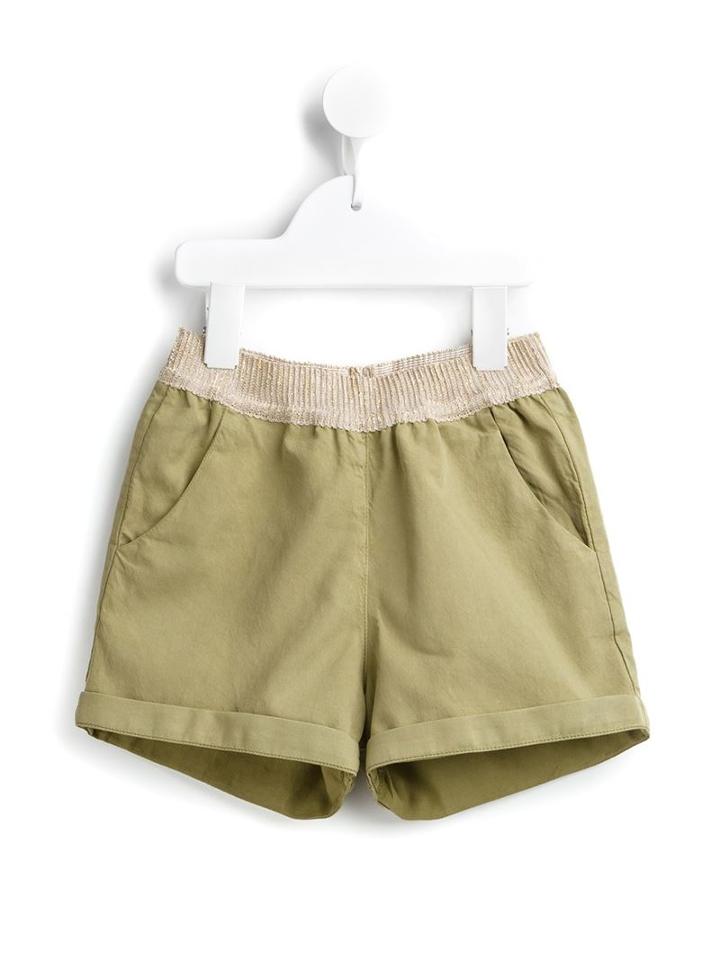 Bellerose Kids Classic Casual Shorts, Boy's, Size: 12 Yrs, Green