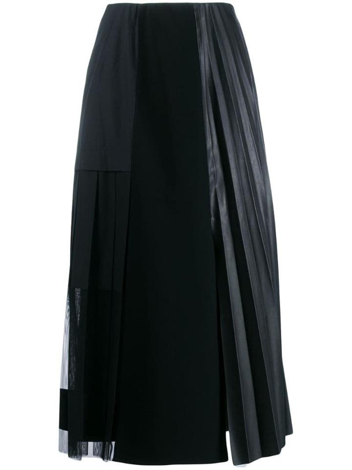 Dorothee Schumacher Modern Gloss Patchwork Skirt - Black