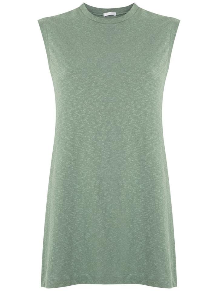 Osklen Sleeveless Long Rustic Tank - Green