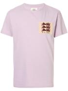 Kent & Curwen Lion Patch T-shirt - Purple