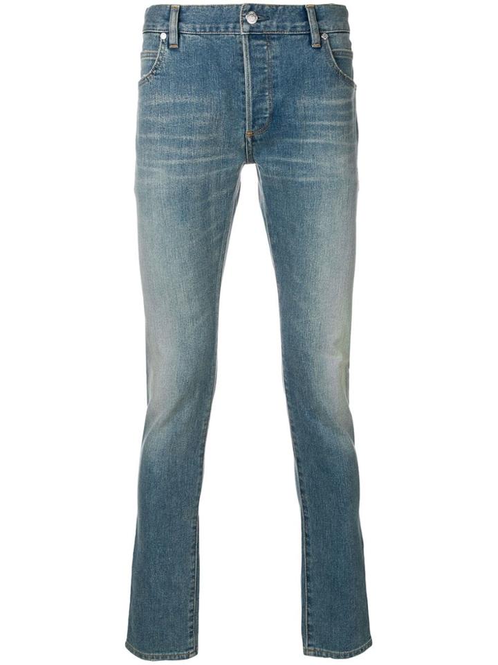 Balmain Straight-leg Jeans - Blue