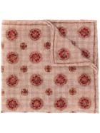 Brunello Cucinelli Floral Patternf Scarf - Brown