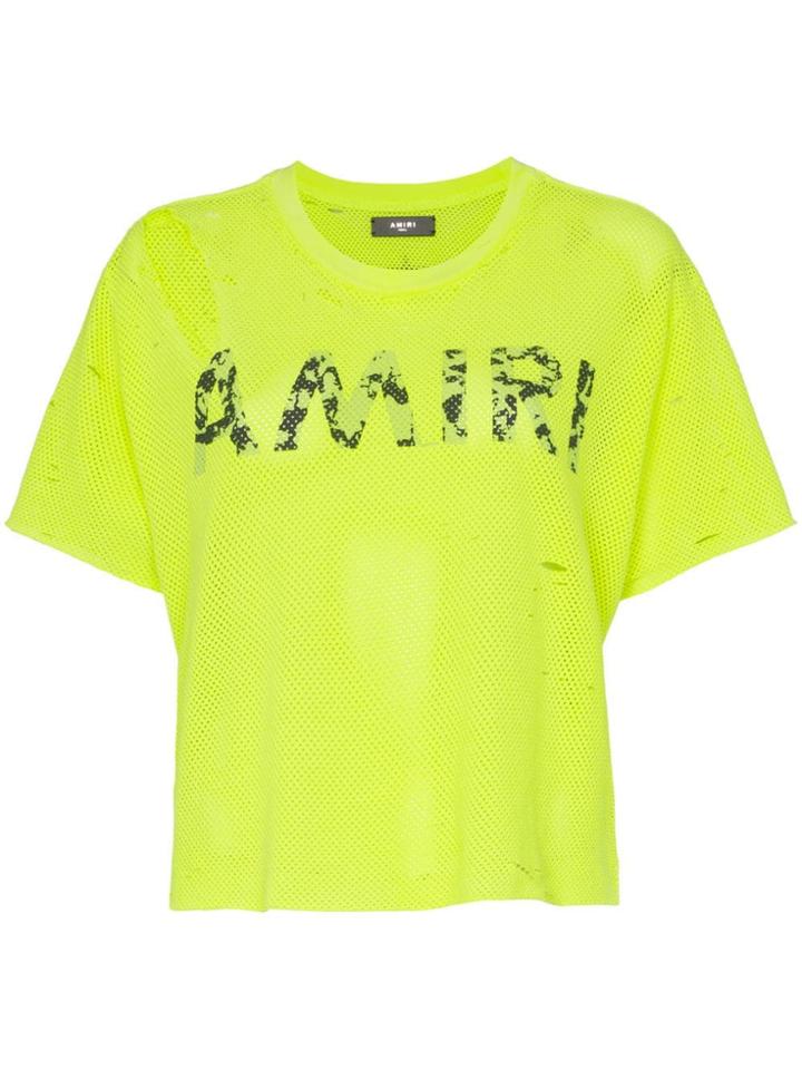 Amiri Logo T-shirt - Yellow
