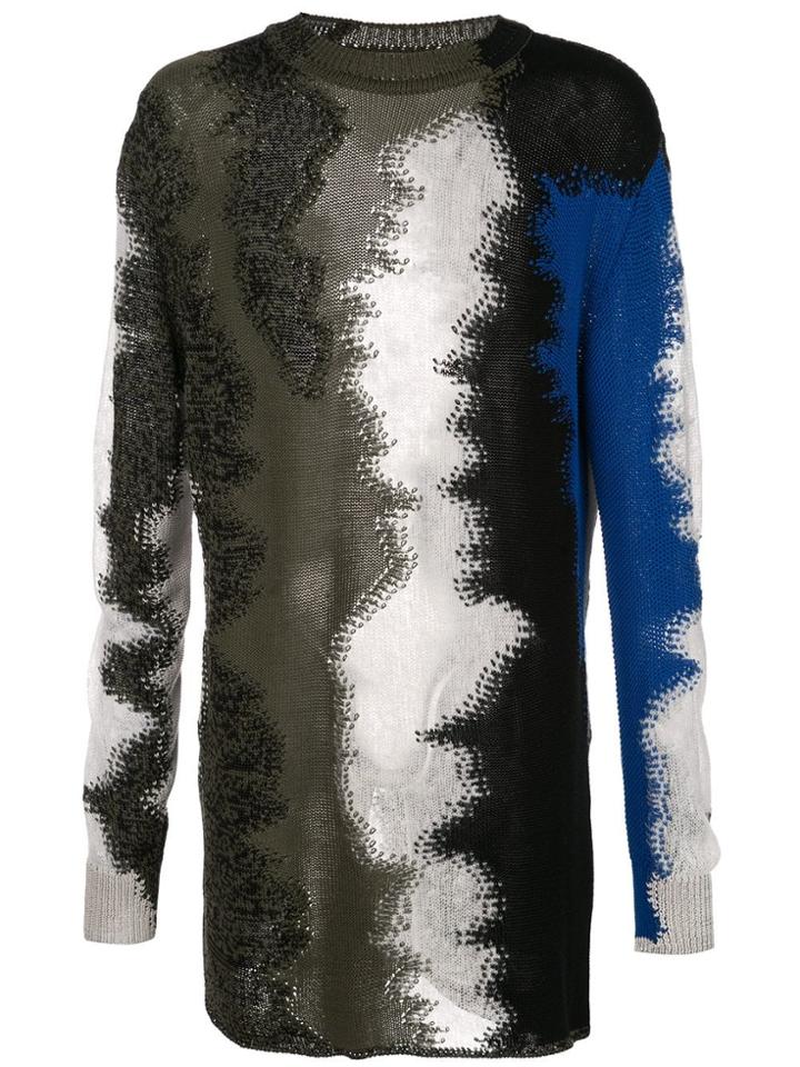 Jil Sander Colour Block Jumper - Multicolour