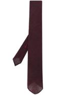 Dell'oglio Fine Knit Tie - Red