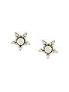 Radà Star Stud Earrings - White