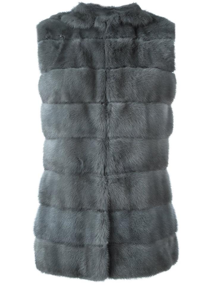 Liska Hooded Mink Fur Gilet