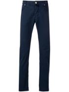 Jacob Cohen High Waist Five Pocket Trousers - Blue