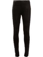 Koché Embellished Skinny Trousers - Black