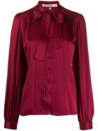 Jean Louis Scherrer Pre-owned 1980's Pussybow Blouse - Red