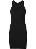 Rick Owens Drkshdw Long Ribbed Tank Top, Women's, Size: Medium, Black, Cotton