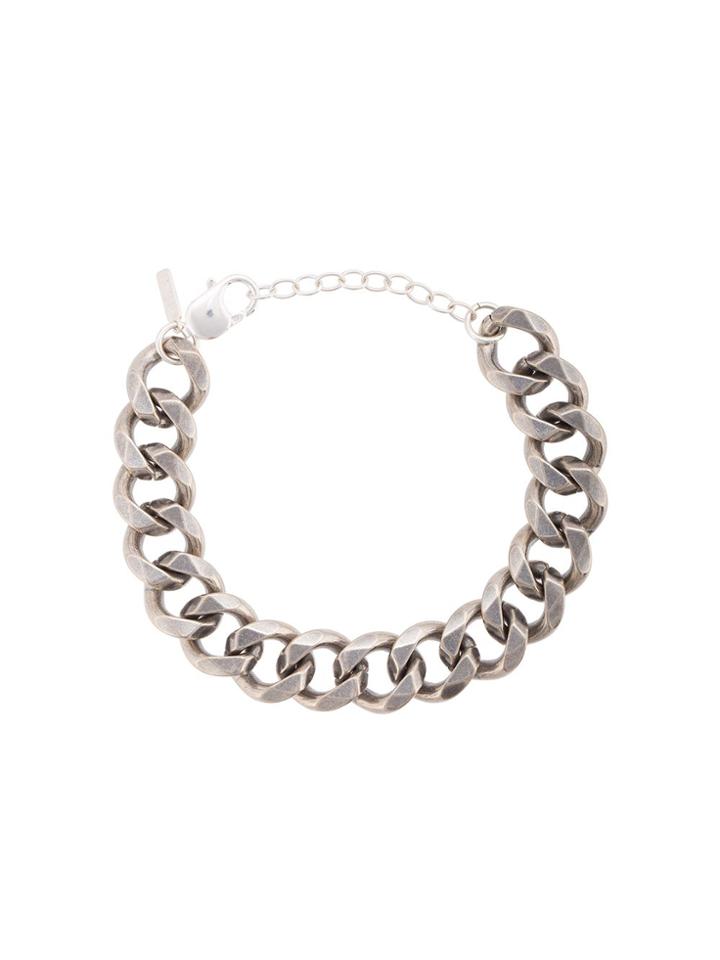 Hues Chunky Chain Link Bracelet - Grey