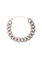 Hues Chunky Chain Link Bracelet - Grey