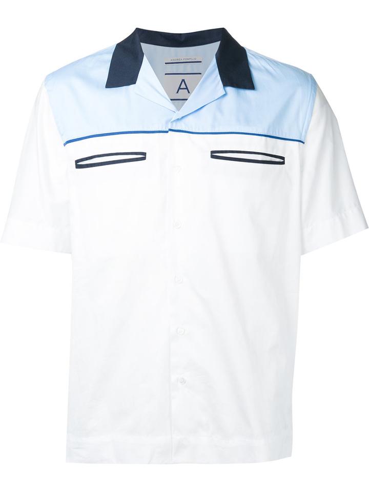 Andrea Pompilio - Slip Pocket Bowling Shirt - Men - Cotton - 44, White, Cotton