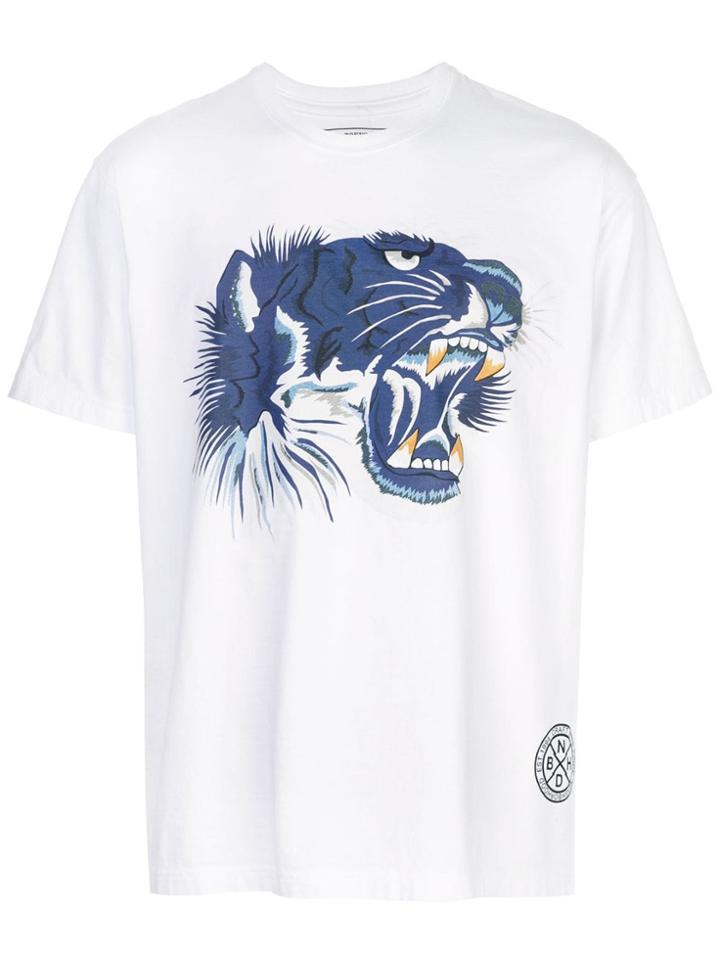 Neighborhood Lion Graphic Print T-shirt - White