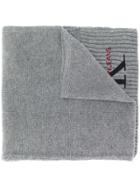 Calvin Klein Logo Embroidery Scarf - Grey