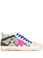 Golden Goose Snakeskin Print Low Top Sneakers - Neutrals