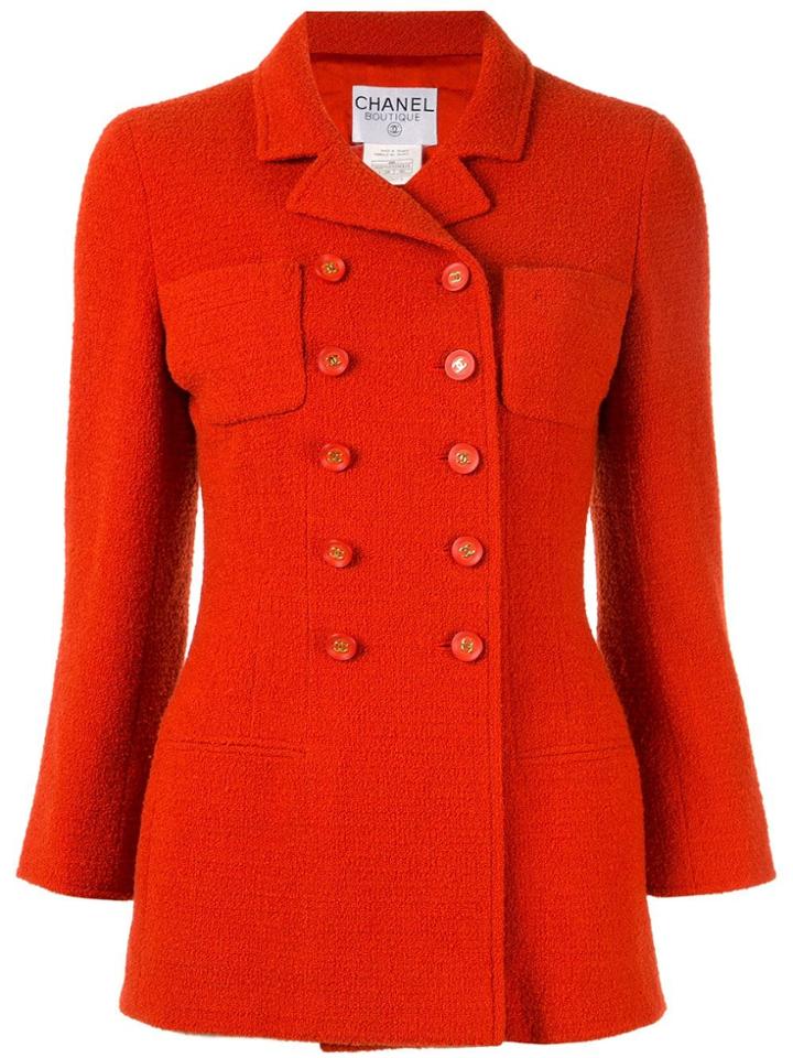 Chanel Vintage Double-breasted Jacket - Red