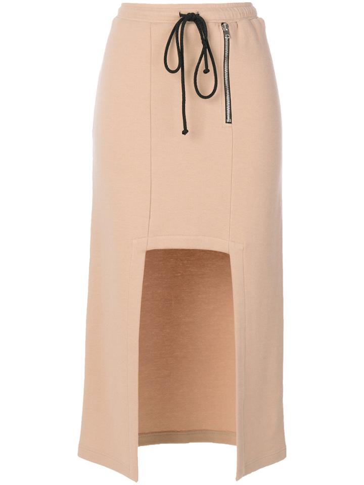 Lost & Found Rooms Paneled Skirt - Brown