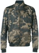 Woolrich - Camouflage Reversible Bomber Jacket - Men - Polyamide/polyester - S, Green, Polyamide/polyester