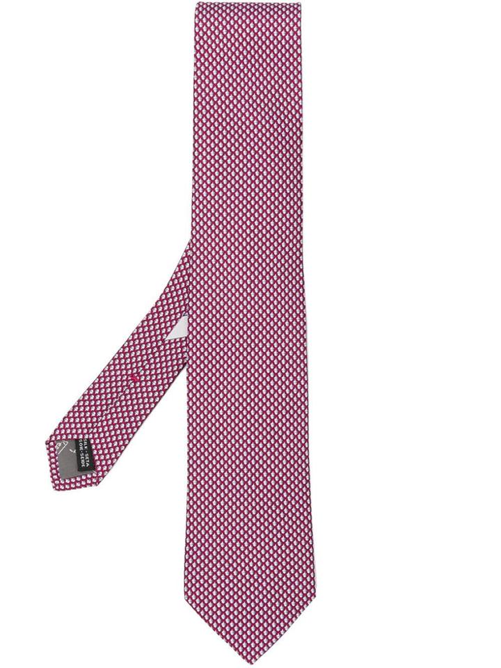 Salvatore Ferragamo Chestnuts Mosaic Tie - Red