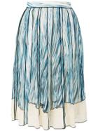 Proenza Schouler Pleated Skirt - Blue