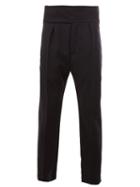 Ann Demeulemeester Thick Waits Tailored Trousers, Men's, Size: Large, Blue, Cotton/virgin Wool