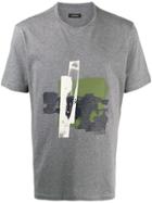 Z Zegna Logo Graphic Print T-shirt - Grey