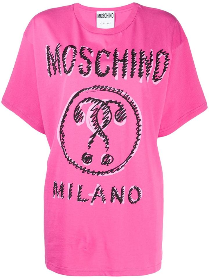 Moschino Question Mark T-shirt - Pink