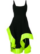 Esteban Cortazar Open Back Flowy Midi Dress - Black