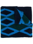 Pringle Of Scotland Argyle Scarf - Blue